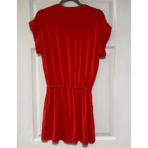 Michael Stars New Amelia Women's Red Shirt Dress Size Medium - Picture 12 of 15